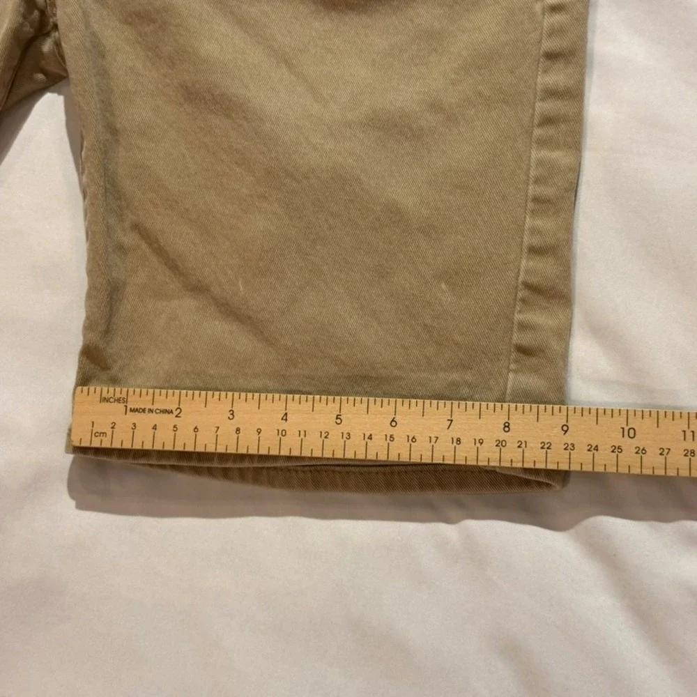 Levi's 505 Denim Shorts Mens 34 Tan Khaki Regular Fit Straight Leg Y2K Yorts